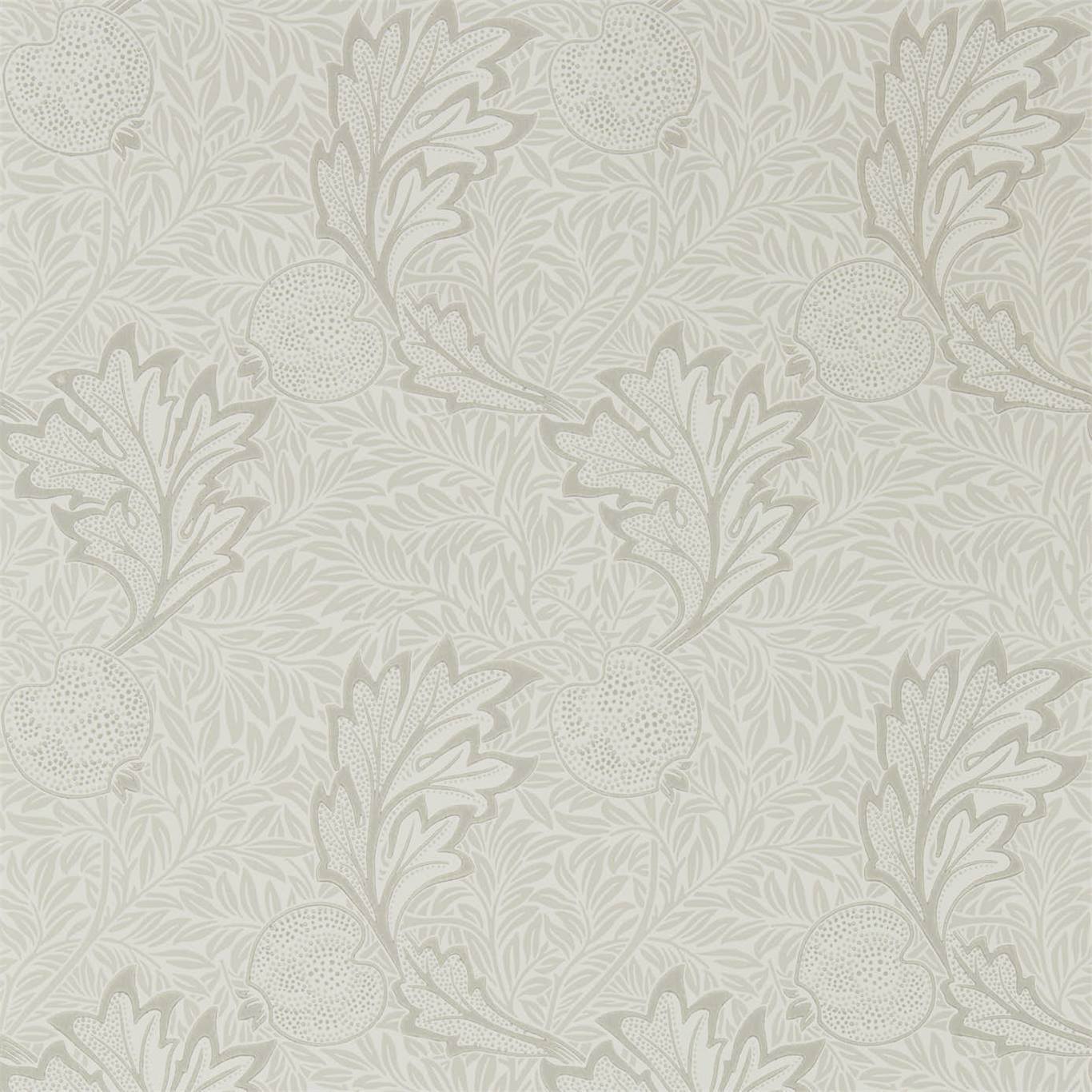 MORRIS & CO Apple Wallpaper Classic Floral Chalk Ivory  Surflex-Printed Wallpaper - DMSW216692