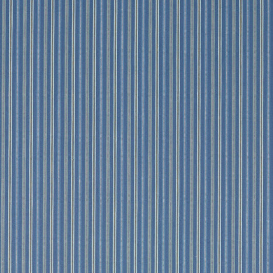 SANDERSON Melford Stripe Fabric Stripes Marine   - DMWC237214