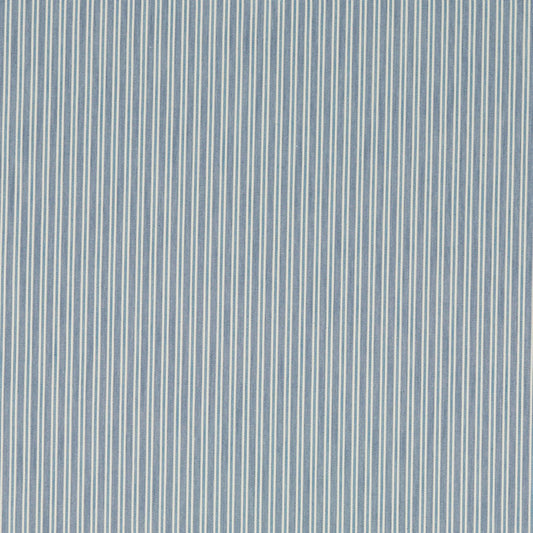 SANDERSON Melford Stripe Fabric Stripes Chambray   - DMWC237215