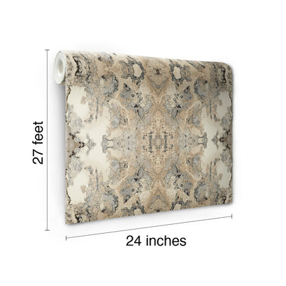 York Wallcoverings Candice Olson After 8 Inner Beauty Off White Wallpaper  Bohemian Whites and Off-Whites   - DN3717