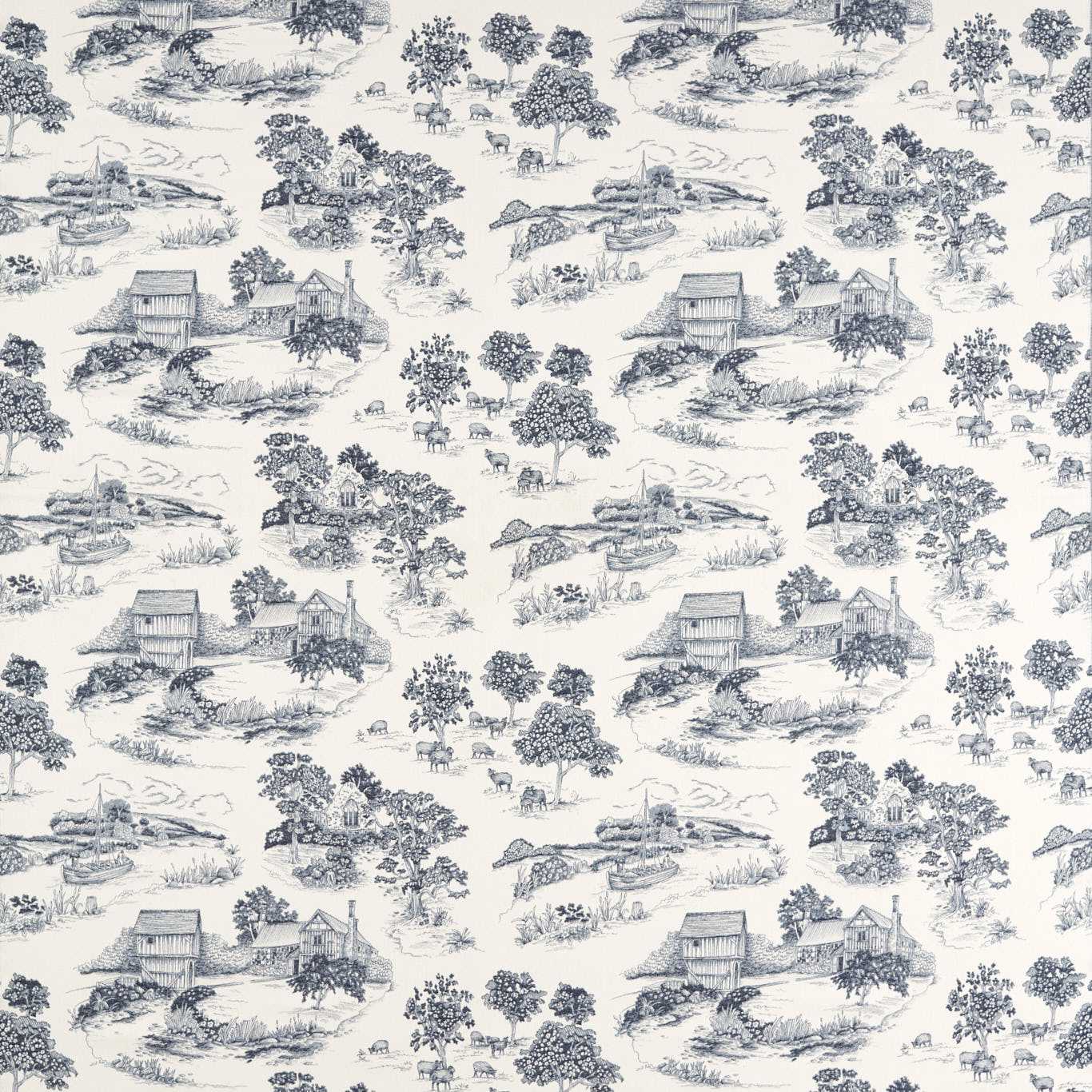 SANDERSON Brockhampton Estate Weave  Woad   - DNAT237800