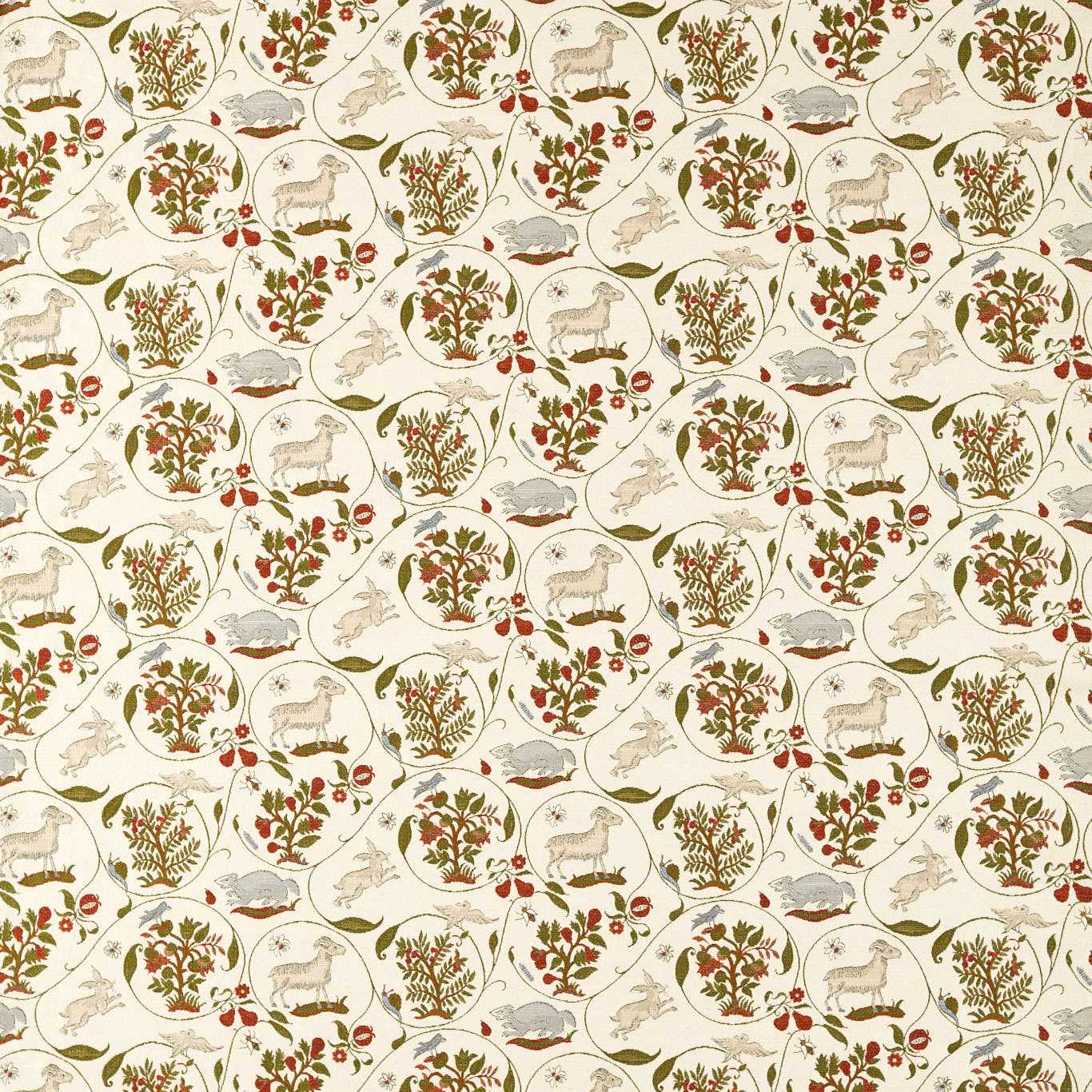SANDERSON Lost Orchard Weave  Chintz   - DNAT237805
