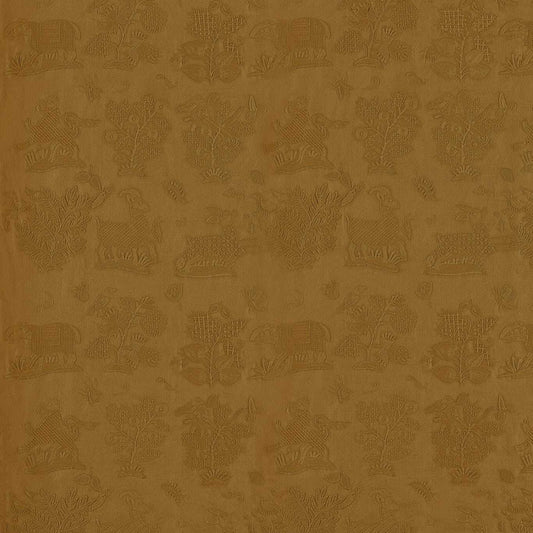 SANDERSON Medieval Embroidery Embroidery/Applique  Mustard   - DNAT237812