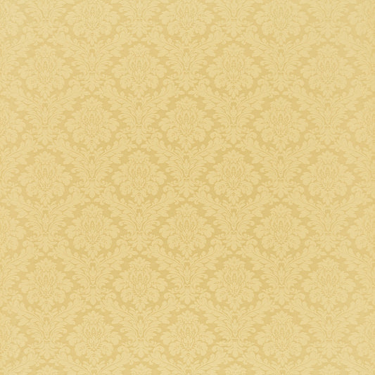 SANDERSON Lymington Damask Fabric Damasks Gold    - DNLMLD307