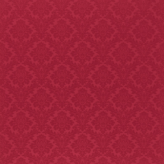 SANDERSON Lymington Damask Fabric Damasks Claret   - DNLMLD313