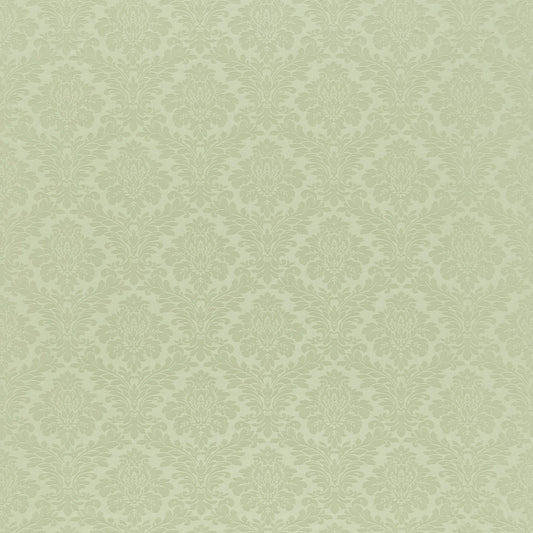 SANDERSON Lymington Damask Fabric Damasks Egg Shell   - DNLMLD318