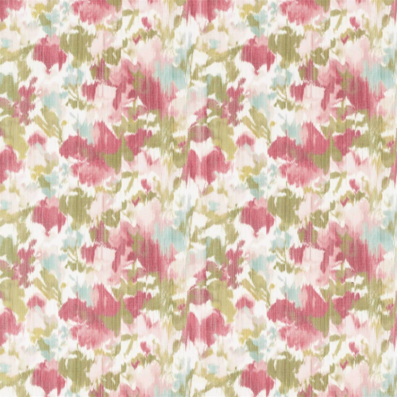 SANDERSON Poet`s Garden Fabric Contemporary, Floral Raspberry   - DNTF226757