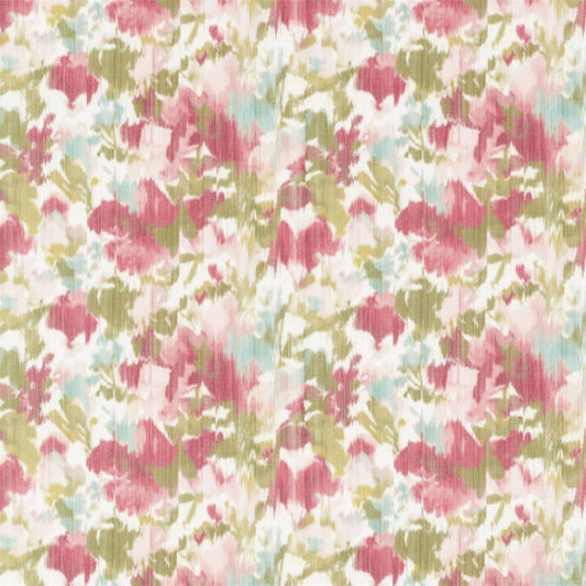 SANDERSON Poet`s Garden Fabric Contemporary, Floral Raspberry   - DNTF226757