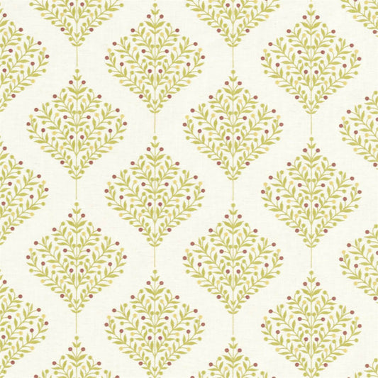 SANDERSON Orchard Tree Fabric Leaves , Trees Lime   - DNTF237185