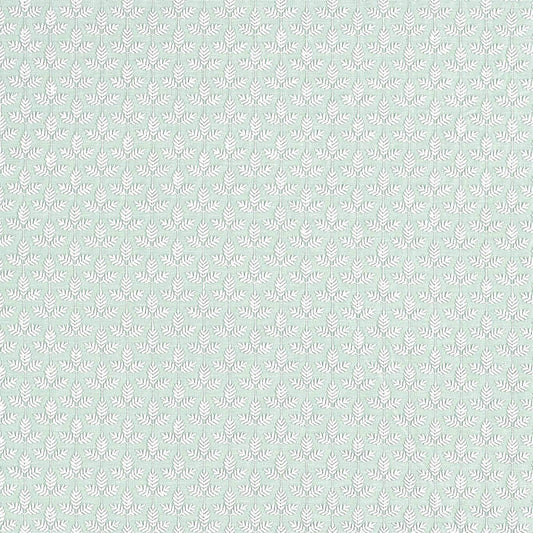 SANDERSON Felix Fabric Leaves , Trees Robins Egg   - DNTF237194