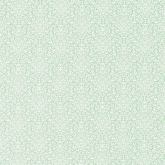 SANDERSON Orchard Tree Weave Fabric Leaves , Trees Fountain Green   - DNTF237205