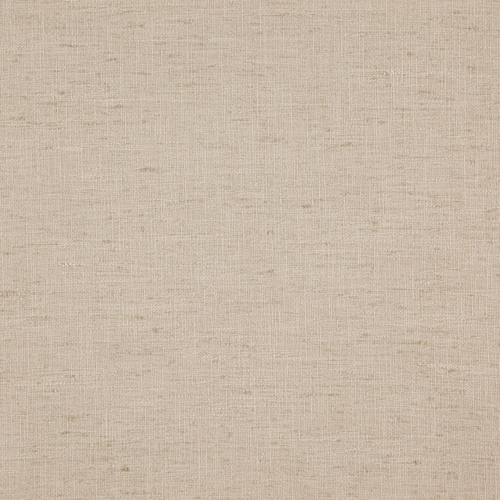 Yellow/Gold linen-textured fabric swatch; natural woven fibers with subtle specks, rustic neutral for upholstery or crafts.