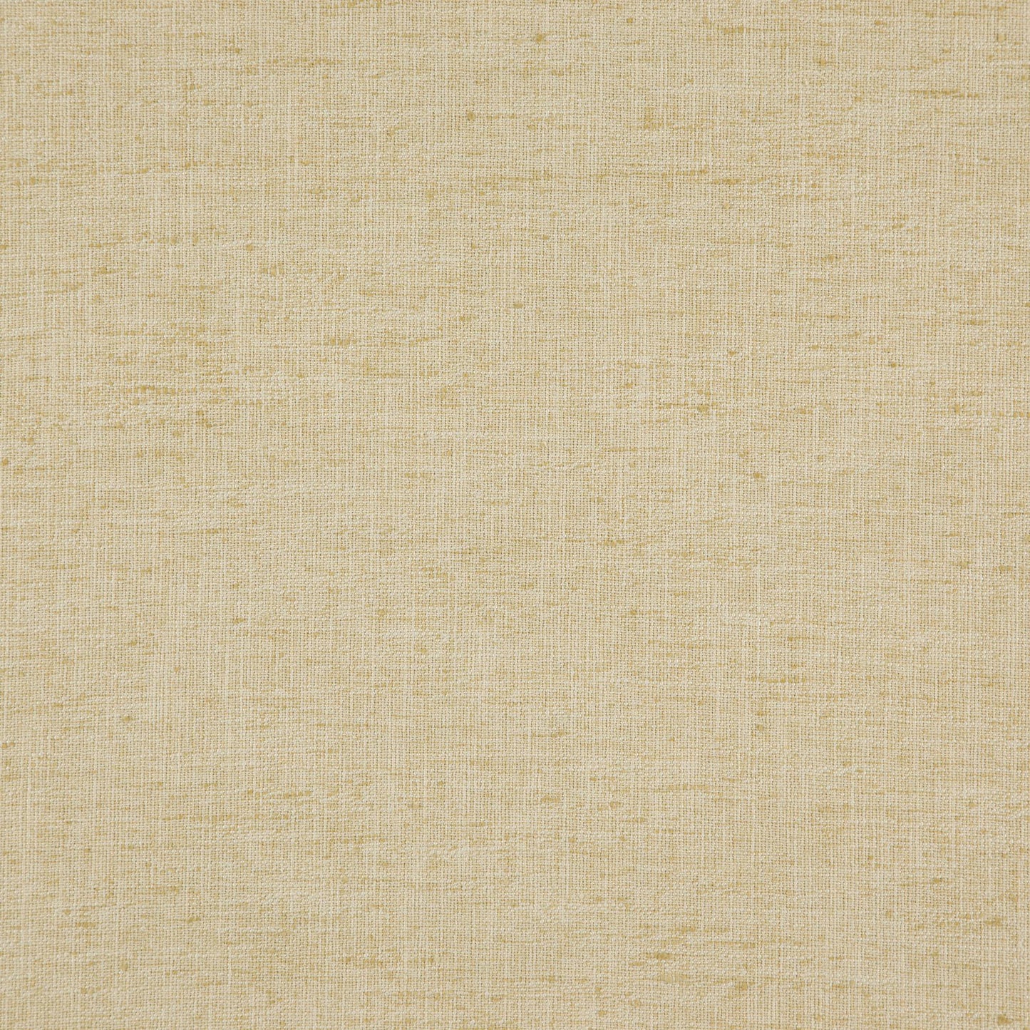 Yellow/gold linen fabric texture with natural woven fibers; warm plain swatch for upholstery or crafts.
