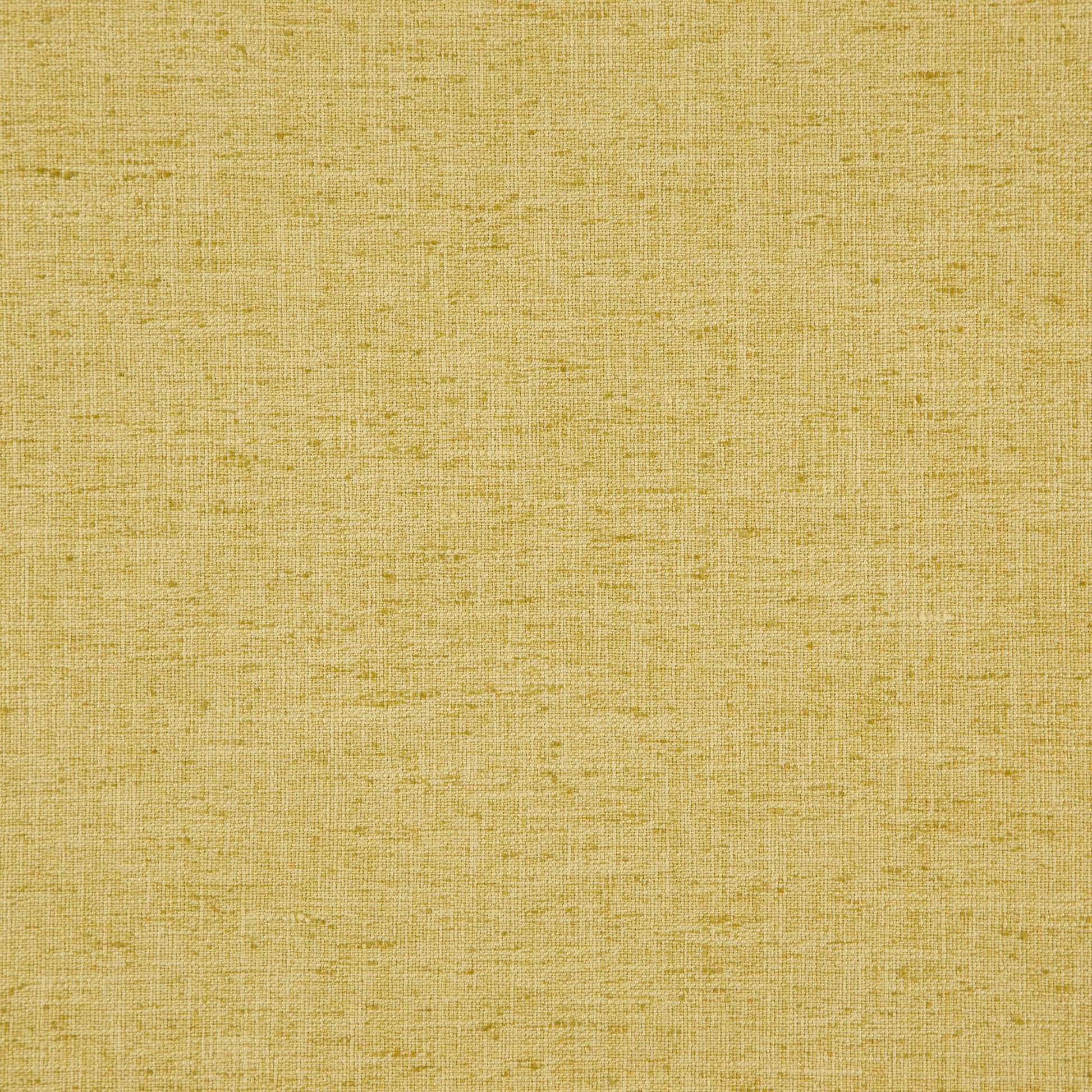 Golden-yellow linen fabric texture with visible weave, warm and versatile for upholstery or crafts.