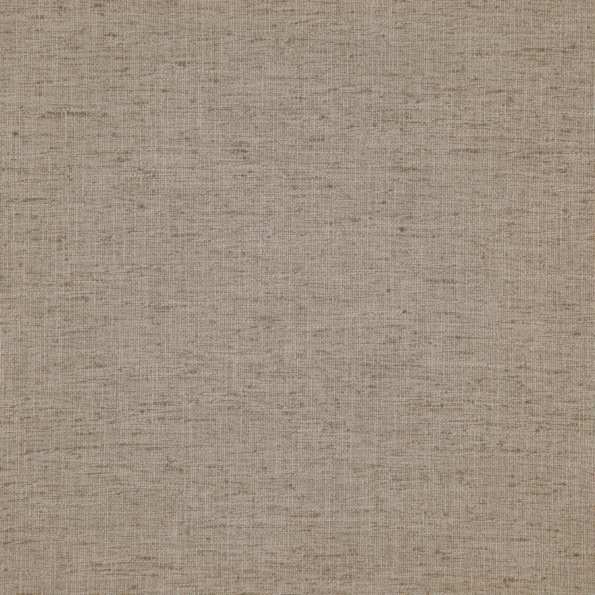Beige linen-textured woven fabric swatch with natural fibers, rustic casual style for upholstery or decor.