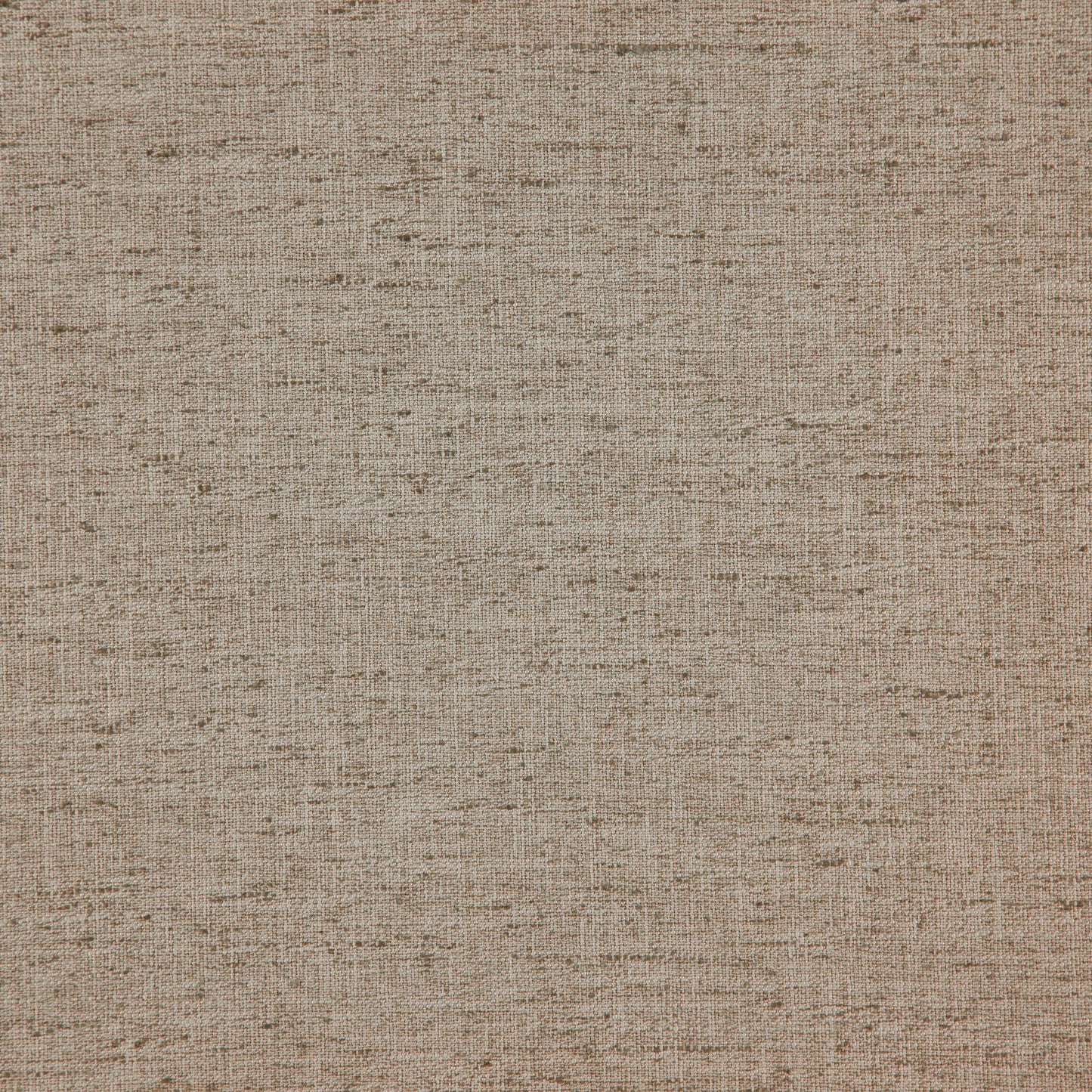 Brown woven fabric texture with natural linen fibers, close-up.