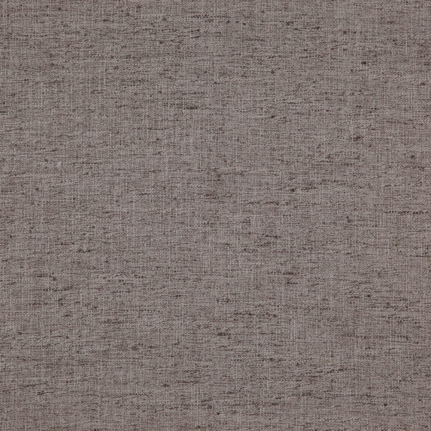 Taupe brown woven fabric swatch with linen-like texture, ideal for upholstery or drapery.