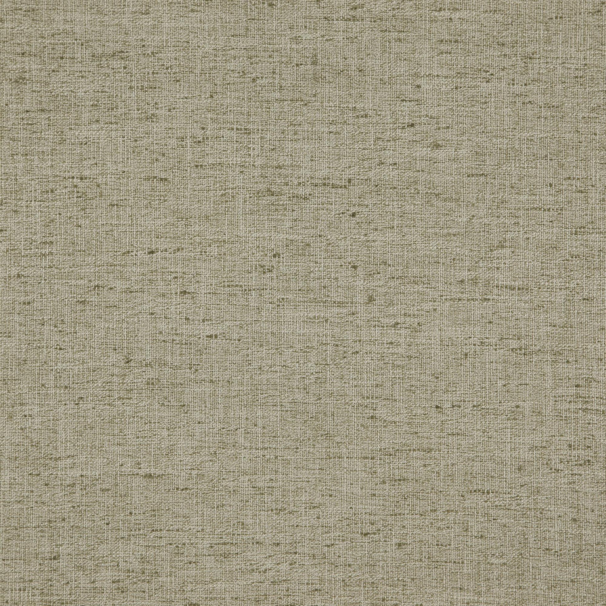 Green textured fabric swatch with a woven linen pattern.