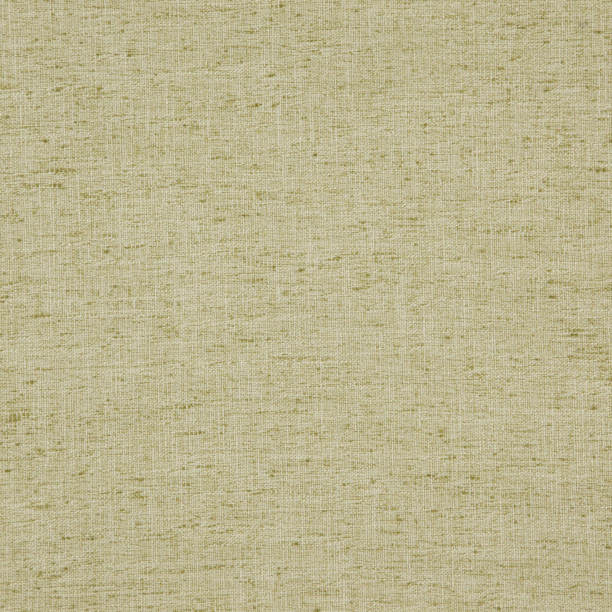 Green linen fabric texture with a subtle woven grain, suitable for upholstery or crafts.