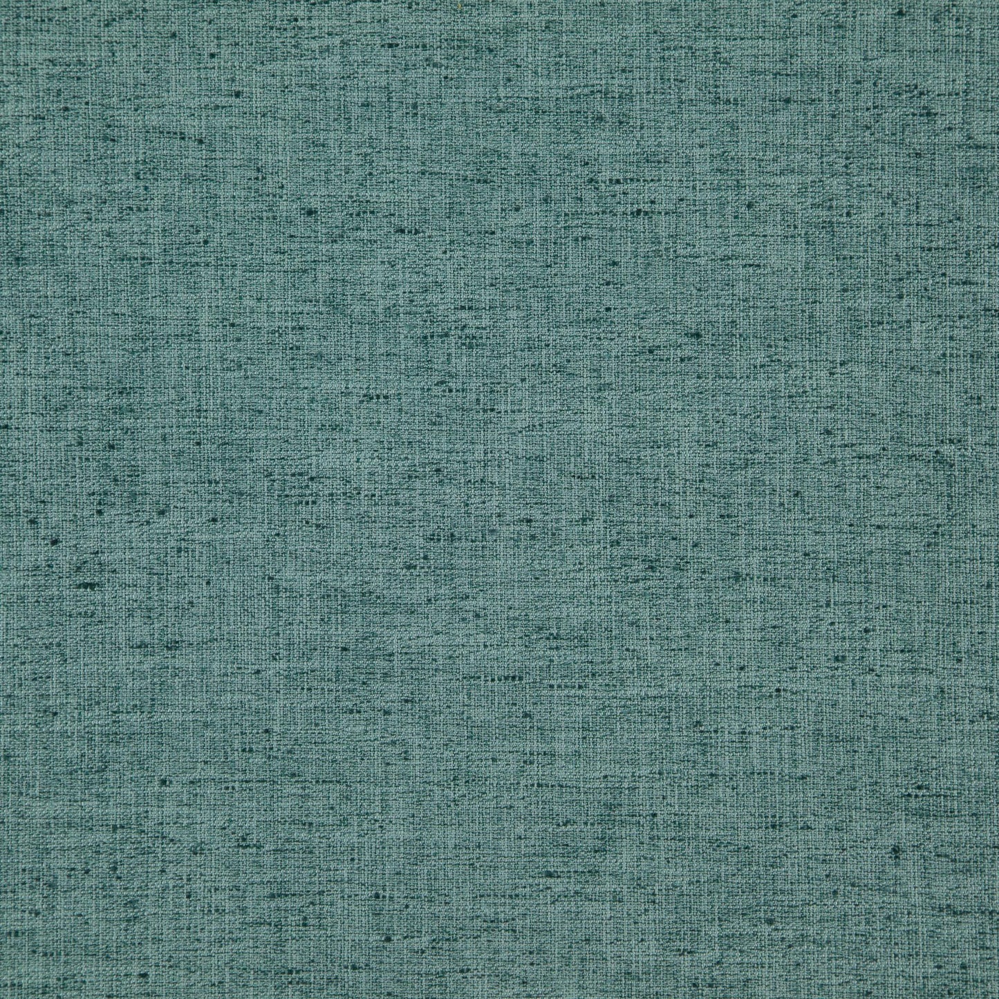 Teal linen-textured fabric swatch with visible weave; ideal for upholstery.