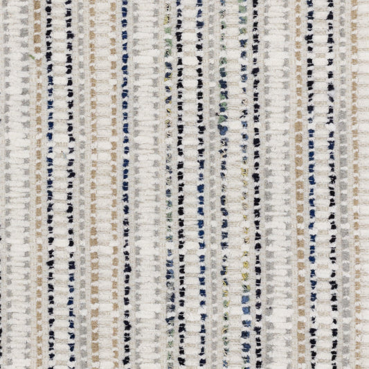 STOUT TEXTILES  UPHOLSTERY,CHENILLE TRADITIONAL, STRIPE JEWEL   - DONZ-1
