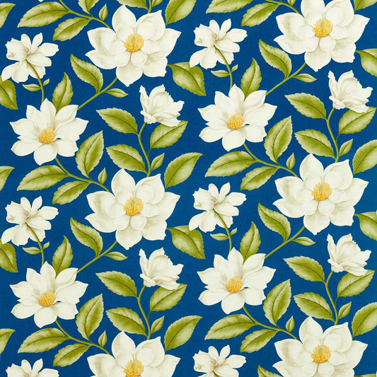 SANDERSON Grandiflora Fabric Classic Floral Bright Blue   - DOSF226866