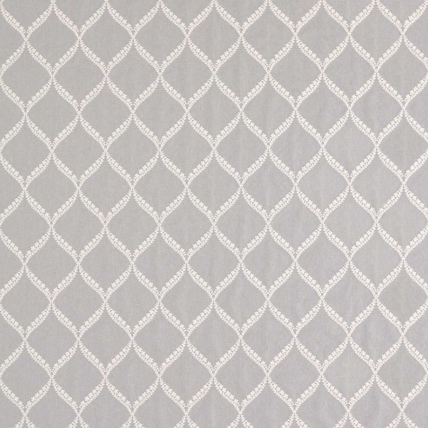 SANDERSON OUTLET Dalby Fabric Geometric Silver   - DPOT236270