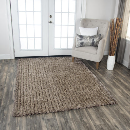 RIZZY HOME RUGS Dora   Shag 5' x 8'    - DRADRA10500120576