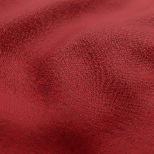 JF Fabrics FibreGuard DRAKE 45 Fabric Basketweave, Plain Red  Chenille, Woven - 9505645 J9511