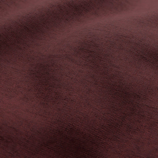 JF Fabrics FibreGuard DRAKE 48 Fabric Basketweave, Plain Burgundy  Chenille, Woven - 9505648 J9511