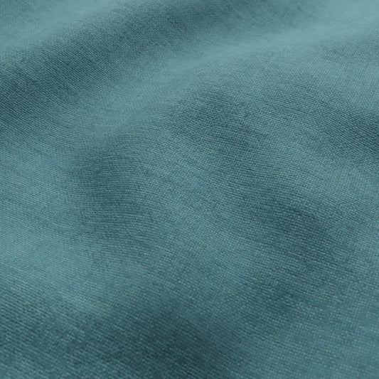 JF Fabrics FibreGuard DRAKE 65 Fabric Basketweave, Plain Teal  Chenille, Woven - 9505665 J9511