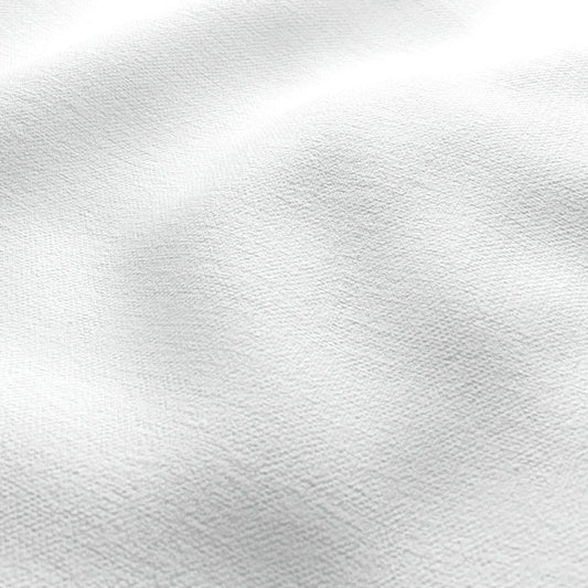 JF Fabrics FibreGuard DRAKE 90 Fabric Basketweave, Plain White  Chenille, Woven - 9505690 J9511