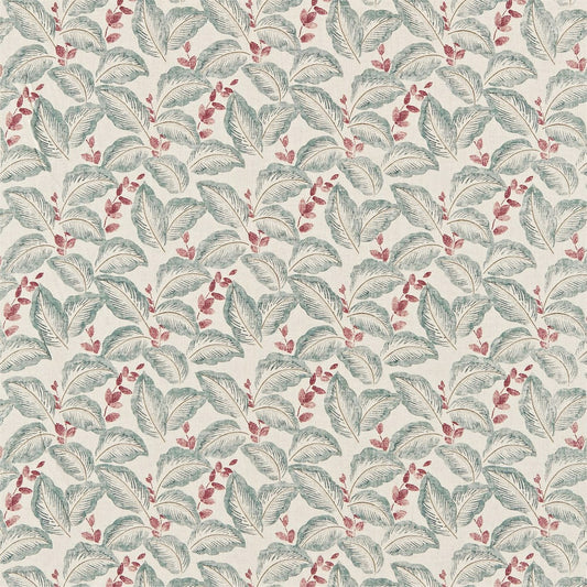 SANDERSON Box Hill Fabric Classic Floral Slate, Stone   - DRCH222091