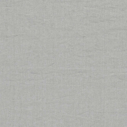 SANDERSON Rue Linen Fabric Plains , Textures LT Silver   - DRLC237041