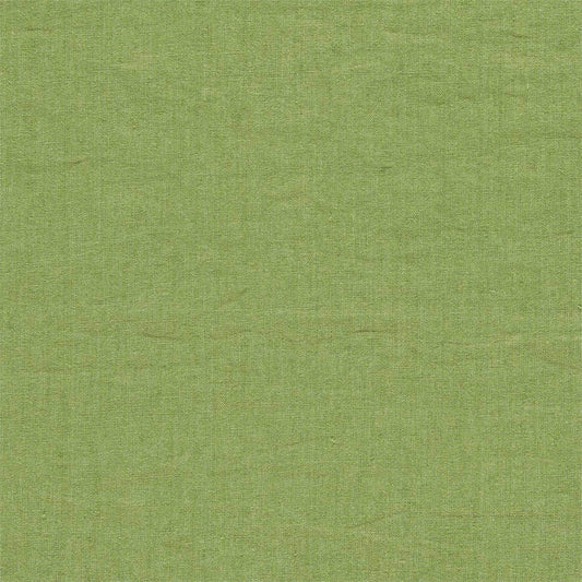 SANDERSON Rue Linen Fabric Plains , Textures Chartreuse   - DRLC237051