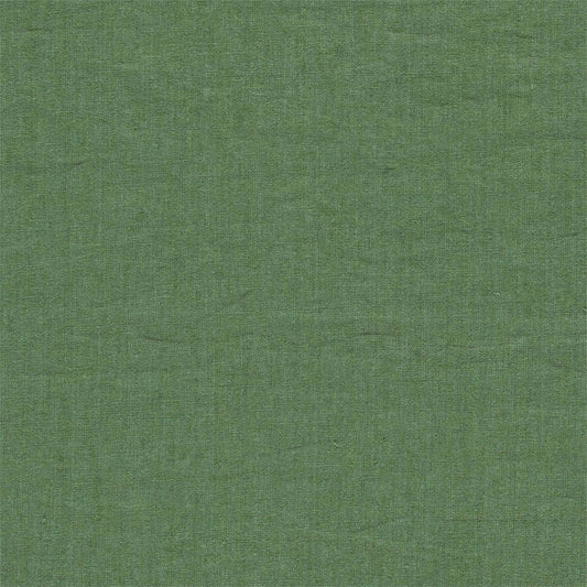 SANDERSON Rue Linen Fabric Plains , Textures Moss   - DRLC237052