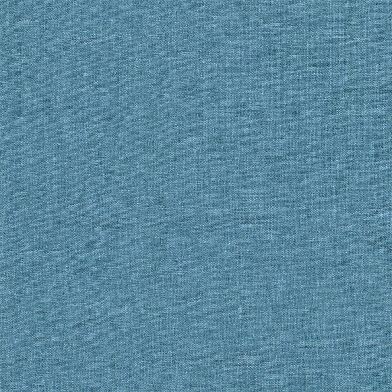 SANDERSON Rue Linen Fabric Plains , Textures Wedgewood   - DRLC237060