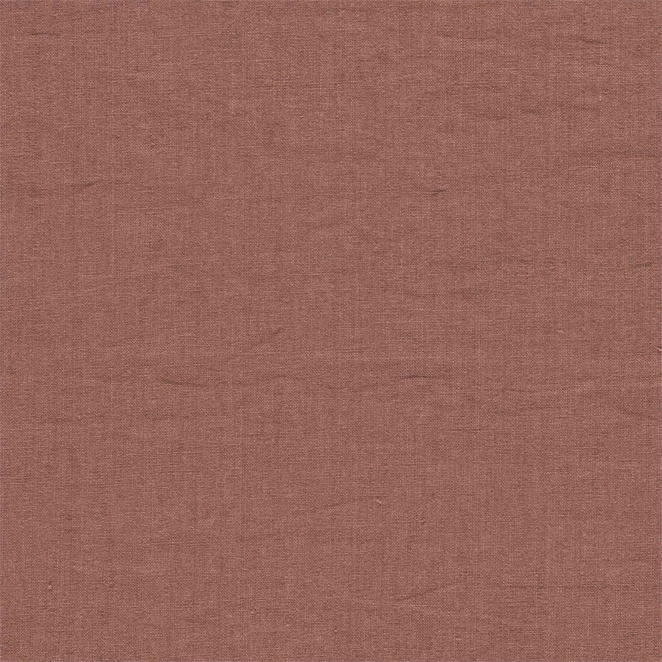 SANDERSON Rue Linen Fabric Plains , Textures Peach   - DRLC237065
