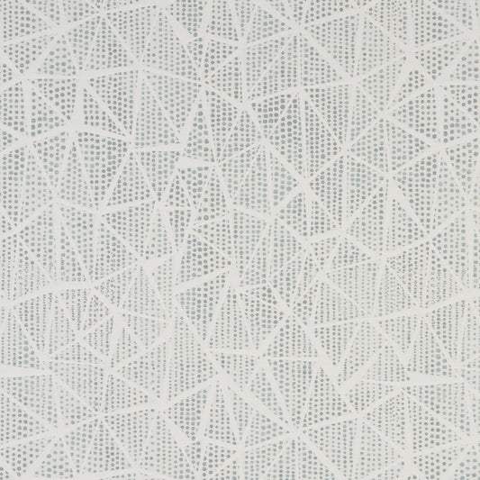 JF Fabrics Crypton DROPLET 63 Fabric Contemporary, Geometric Turquoise, Cream  Woven - 8946963 J8911