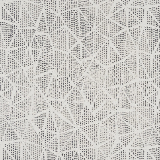 JF Fabrics Crypton DROPLET 94 Fabric Contemporary, Geometric Grey, Black, Cream  Woven - 8946994 J8911