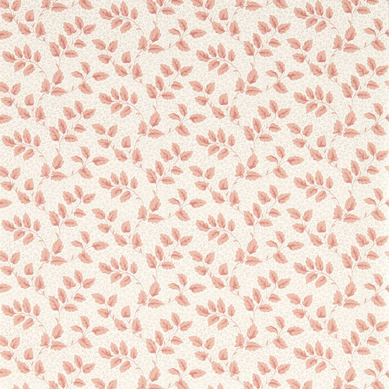 SANDERSON Tomato Leaf Wallpaper Leaves , Trees Pink Clay  Flexo-Printed Wallpaper - DSAB217420