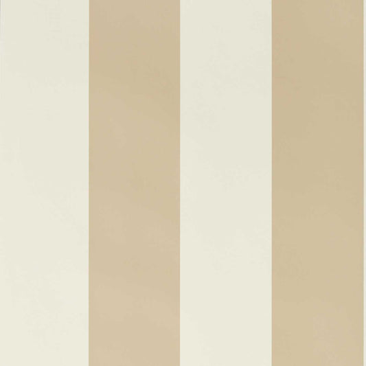 SANDERSON Sherwood Stripe Wallpaper Stripes Cashew  Rotary Printed Wallpaper - DSAB217425