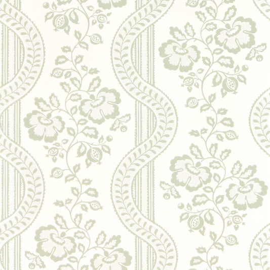 SANDERSON Aubrey Wallpaper Abstract , Graphic Lambs Ear  Surflex-Printed Wallpaper - DSAB217428