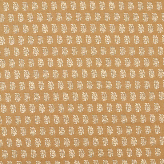 SANDERSON Bagru Fabric Botanical Tumeric   - DSAF237500