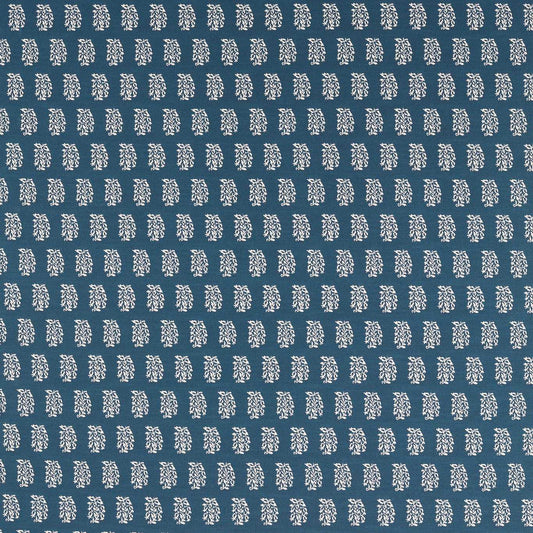 SANDERSON Bagru Fabric Botanical Indigo   - DSAF237502
