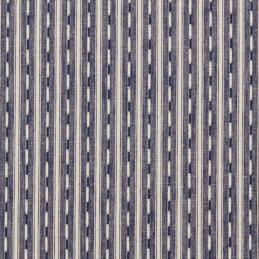 SANDERSON Toba Fabric Stripes Indigo   - DSAF237506