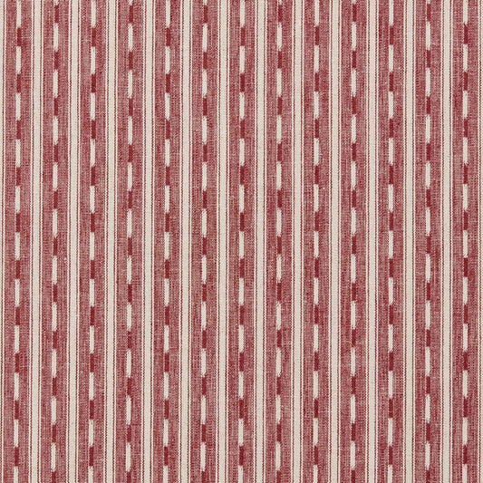 SANDERSON Toba Fabric Stripes Loganberry   - DSAF237508