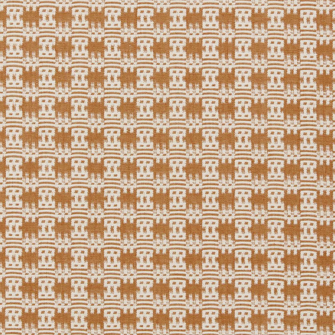 SANDERSON Akan Fabric Checks Tumeric   - DSAF237514