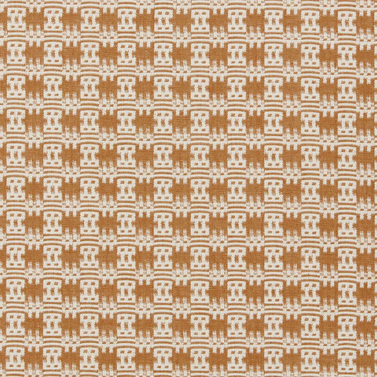 SANDERSON Akan Fabric Checks Tumeric   - DSAF237514