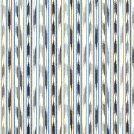 SANDERSON Ishi Fabric Stripes Basalt,Seasalt   - DSAN227192